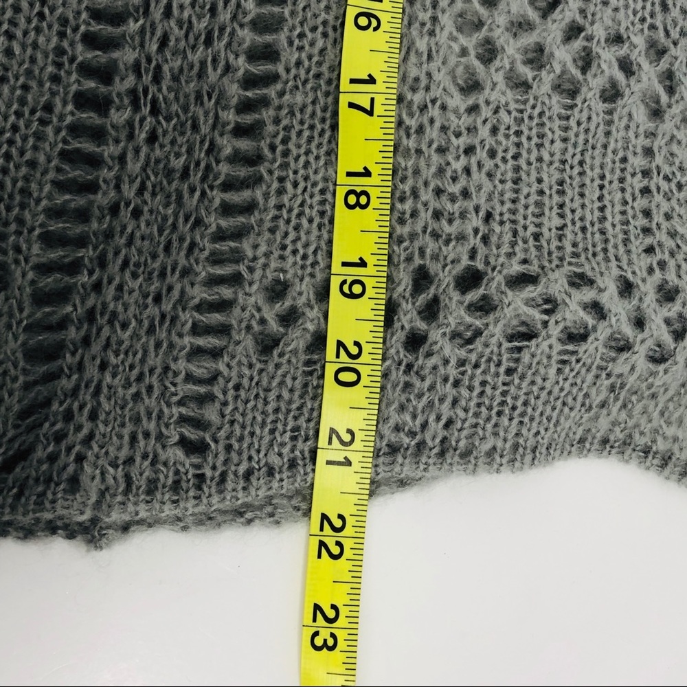 Wooden Ships Vintage Sweater Poncho Gray S/M NWT - Picture 6 of 7